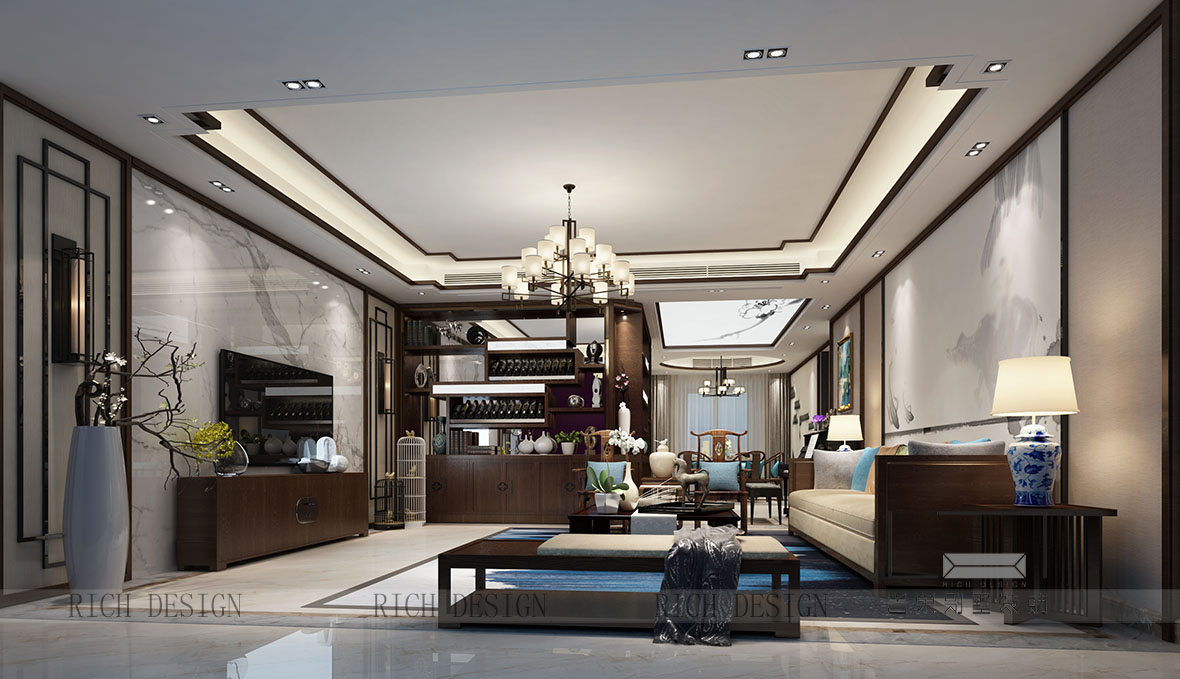 內(nèi)頁(yè)1.jpg 山語(yǔ)清暉5棟中式客廳裝飾效果圖