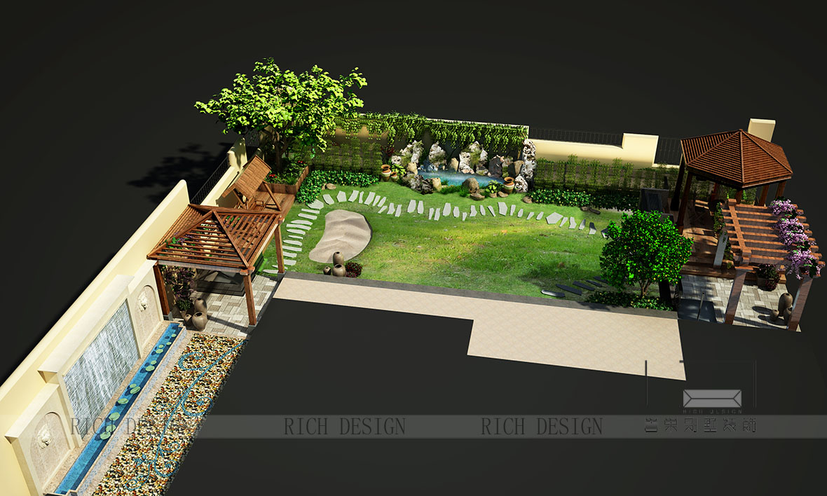 花園.jpg 華僑城曦城歐式花園裝修設(shè)計效果圖