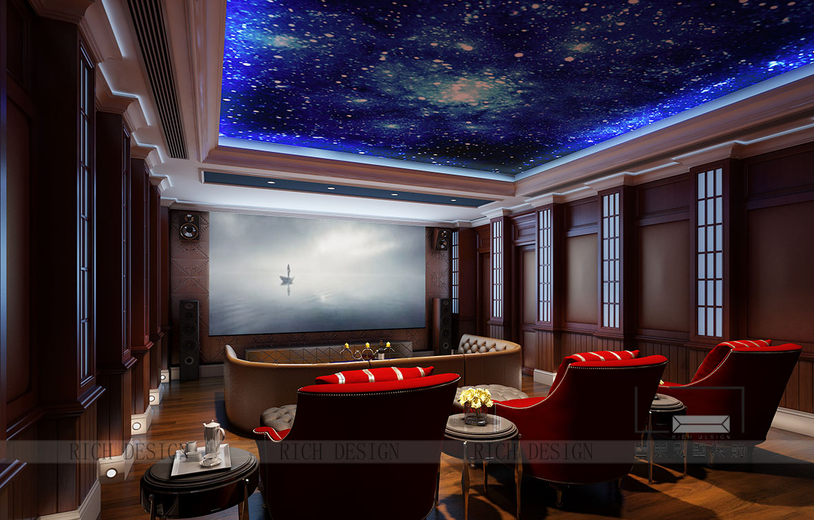 影視廳.jpg 華僑城曦城歐式影視廳裝修設(shè)計效果圖