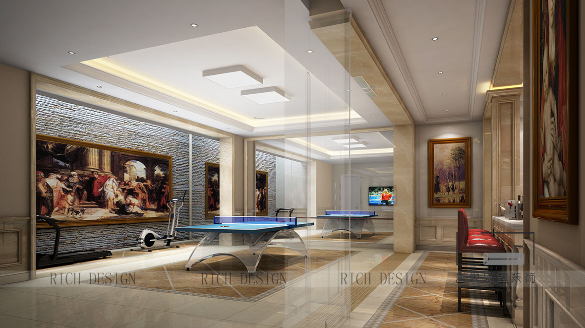 娛樂室.jpg 華僑城曦城歐式娛樂室裝修設(shè)計效果圖