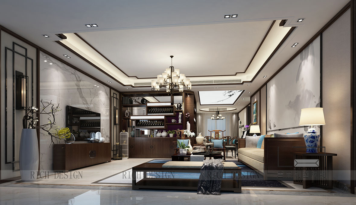 山語清暉別墅中式客餐廳裝修設(shè)計(jì) 山語清暉別墅中式客餐廳裝修設(shè)計(jì)欣賞圖