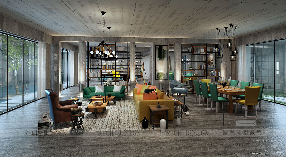 曦城別墅地下室裝修 地下室二裝修效果圖