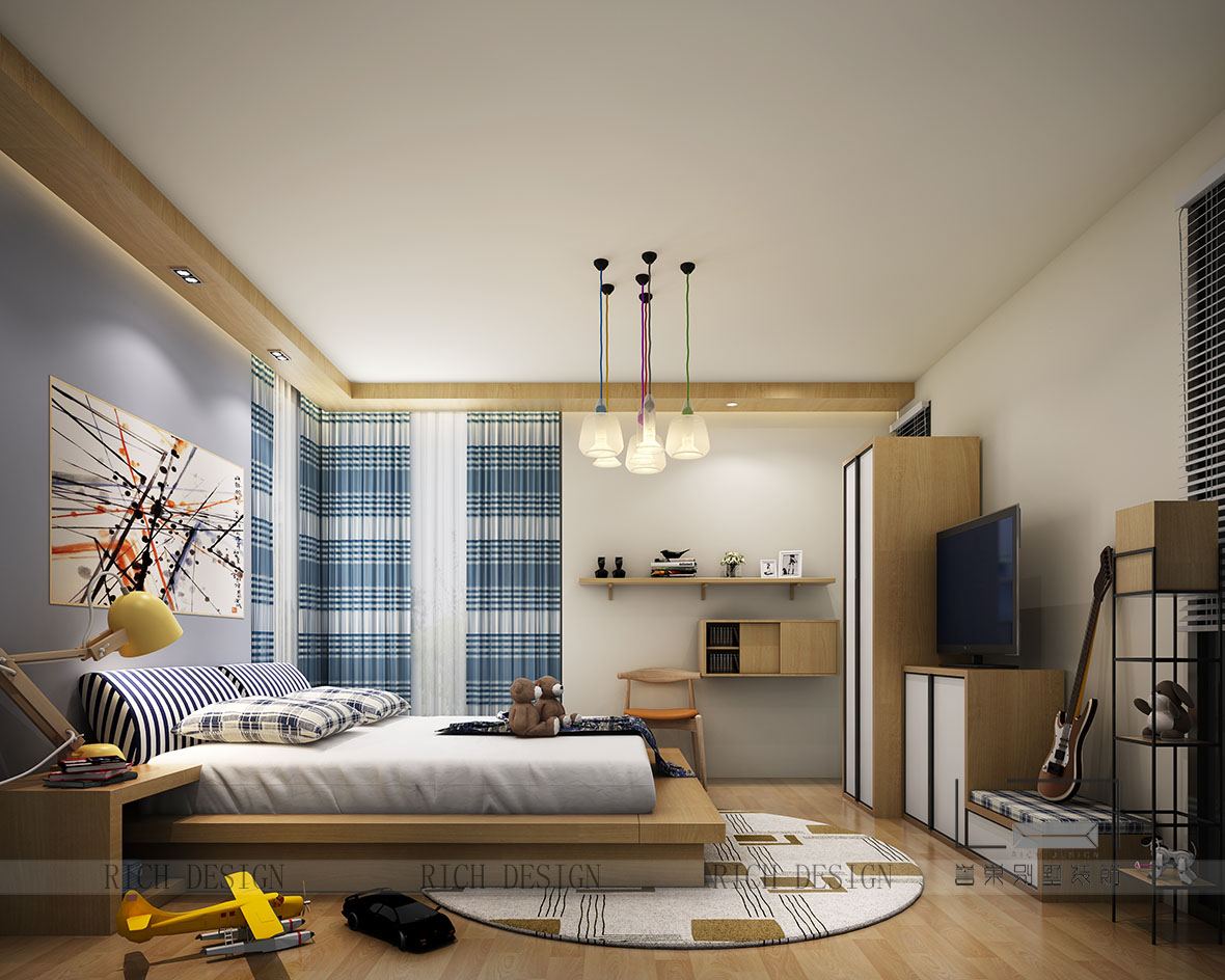 山語清暉現(xiàn)代小孩房裝修設(shè)計 山語清暉現(xiàn)代小孩房裝修設(shè)計效果圖