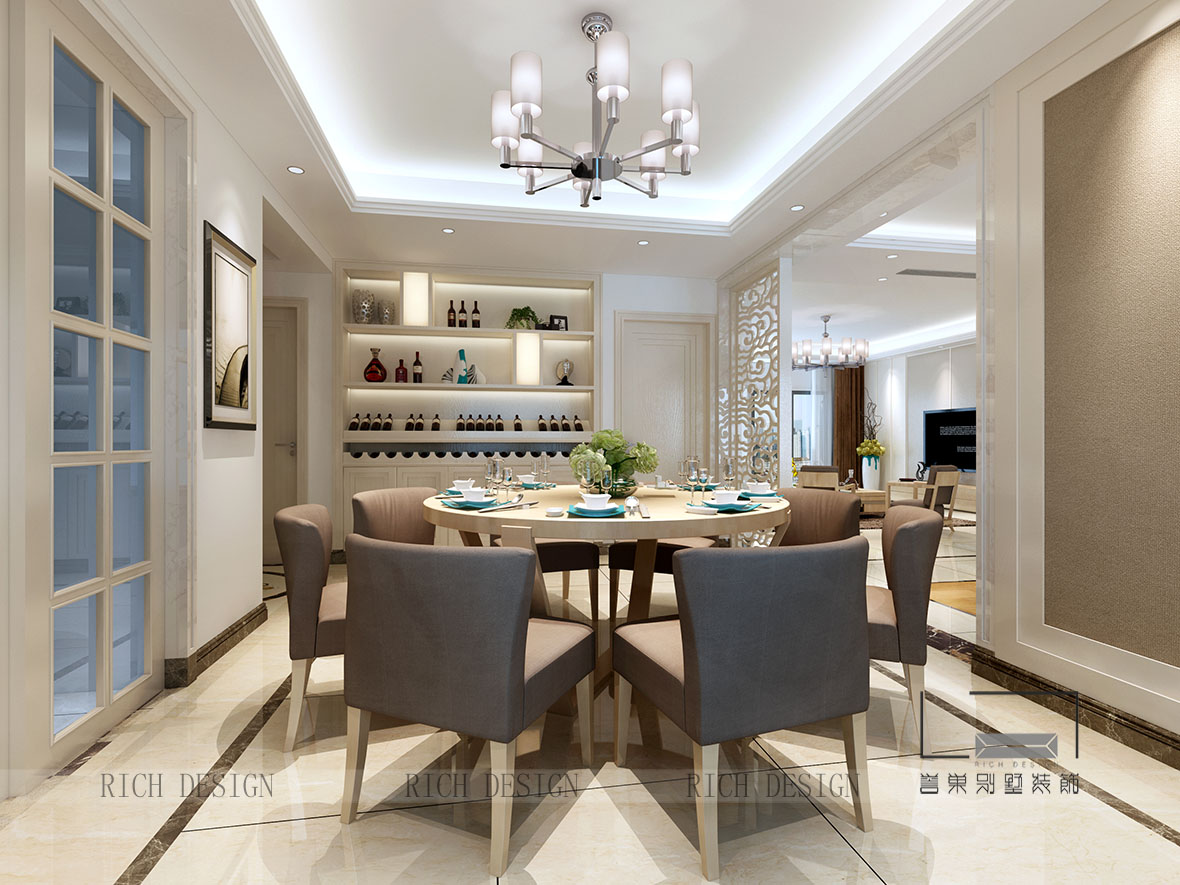 勤誠達(dá)1棟01戶型餐廳裝修設(shè)計(jì)效果圖
