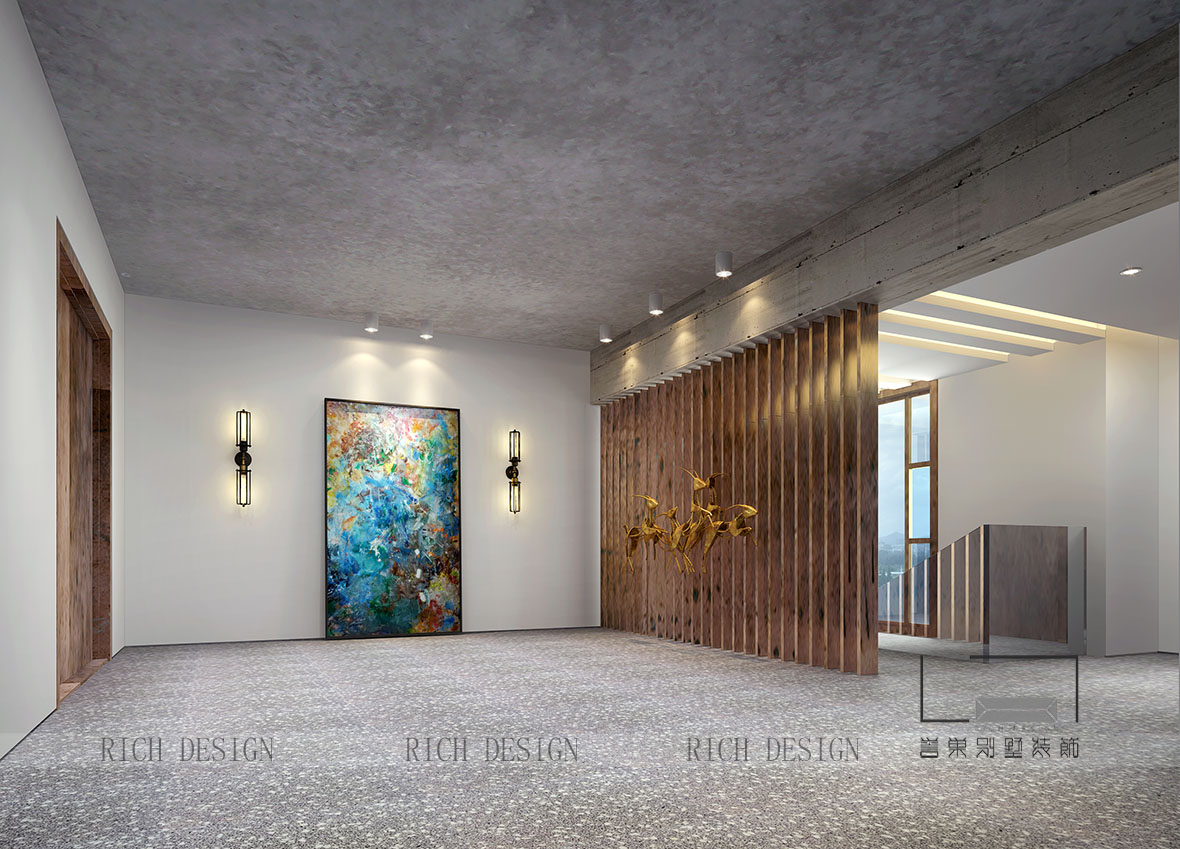 元嶼海別墅現(xiàn)代前廳裝修設(shè)計(jì) 元嶼海別墅現(xiàn)代前廳裝修設(shè)計(jì)效果圖