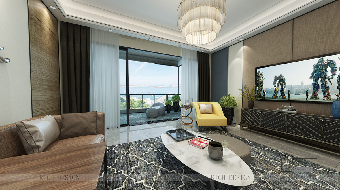 博林天瑞別墅客廳裝修設(shè)計 博林天瑞別墅客廳裝修設(shè)計角度效果圖