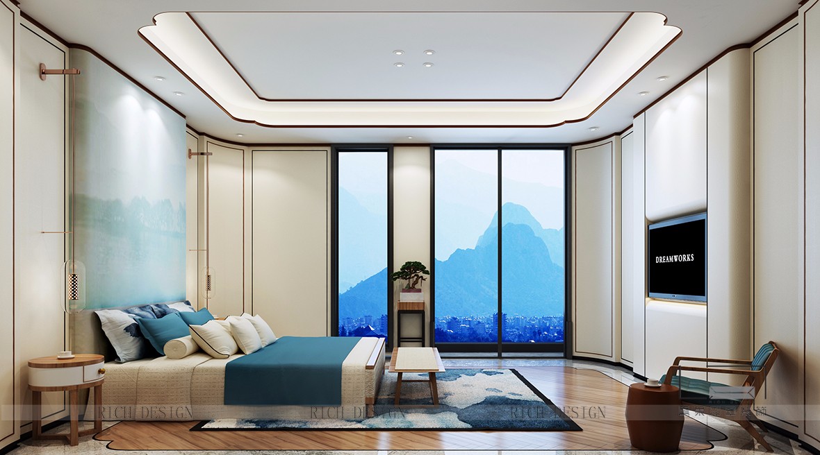 蘭江山第別墅主臥裝修設計 蘭江山第別墅主臥裝修設計效果圖