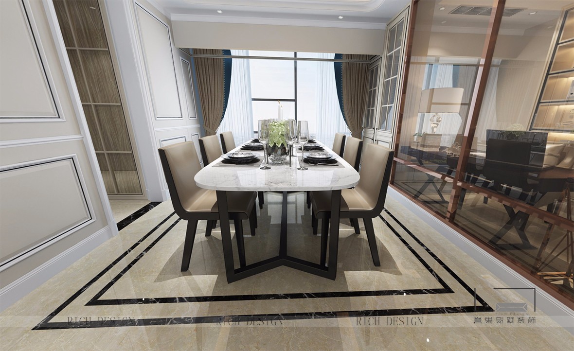 香山美墅現(xiàn)代餐廳裝修設(shè)計(jì) 香山美墅現(xiàn)代餐廳裝修設(shè)計(jì)效果圖