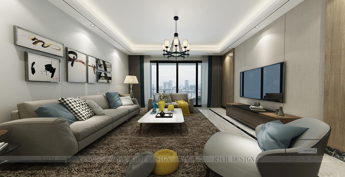 水灣1979現(xiàn)代別墅裝飾客廳 水灣1979現(xiàn)代別墅裝飾客廳效果圖