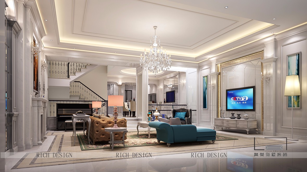 曦城二期別墅裝修客餐廳 曦城二期別墅裝修客餐廳效果圖