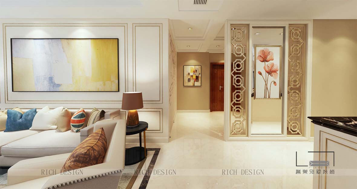 香山美墅現(xiàn)代客廳過道裝潢效果圖 香山美墅現(xiàn)代客廳過道裝潢效果圖