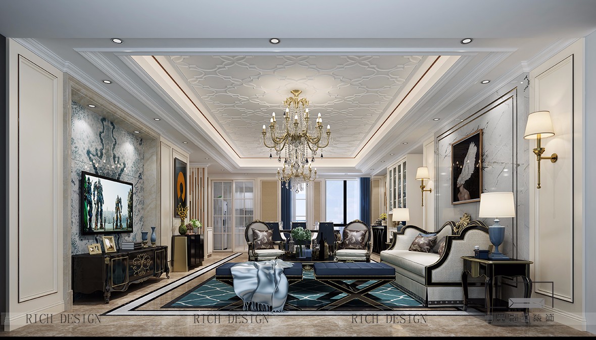 壹方中心現(xiàn)代別墅裝飾客餐廳效果圖 壹方中心現(xiàn)代別墅裝飾客餐廳效果圖