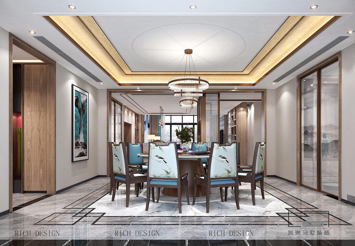 拾樂(lè)府中式餐廳裝飾效果圖