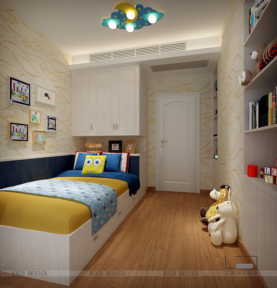 華潤城小孩房裝修設(shè)計(jì)效果圖 華潤城小孩房裝修設(shè)計(jì)效果圖