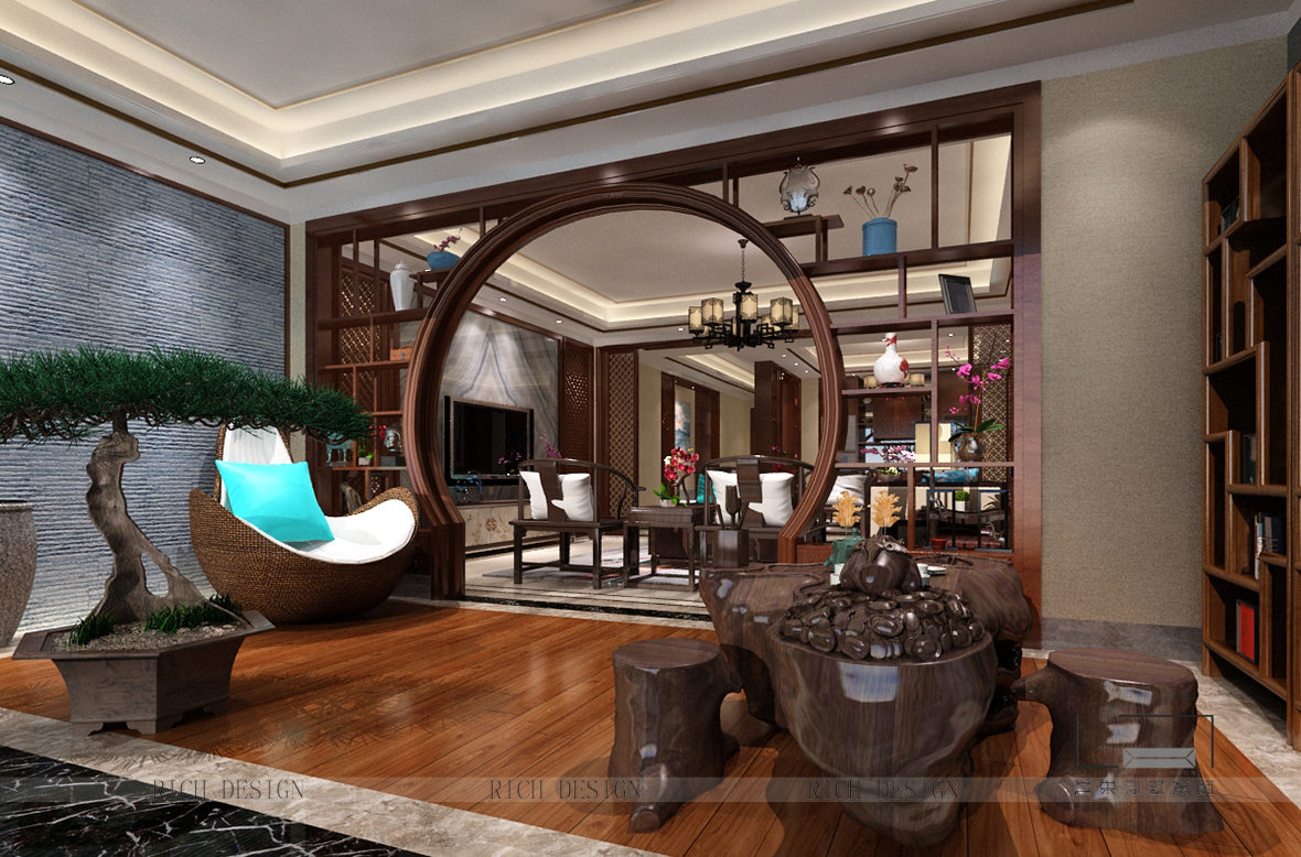 中式茶室裝飾設(shè)計(jì)效果圖 中式茶室裝飾設(shè)計(jì)效果圖