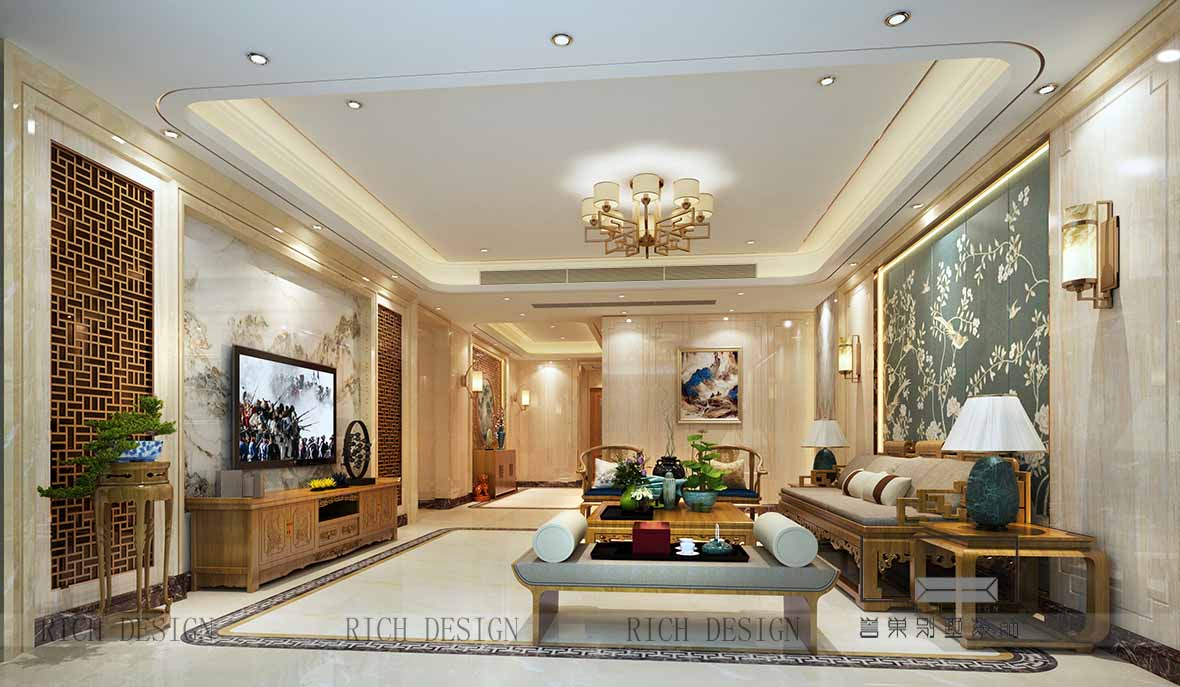 深圳中洲中央公園別墅裝修效果圖案例 深圳中洲中央公園別墅裝修效果圖案例