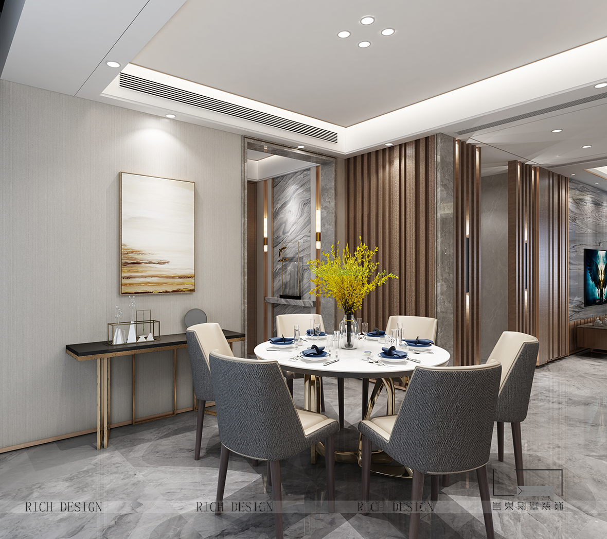 現(xiàn)代餐廳裝飾設計效果圖 現(xiàn)代餐廳裝飾設計效果圖