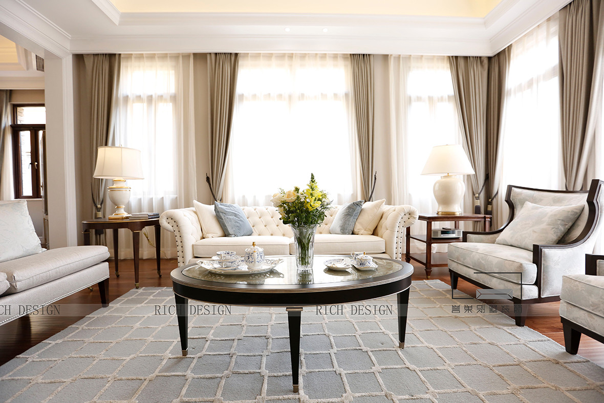 曦城別墅簡歐裝修實景圖 曦城別墅簡歐裝修實景圖