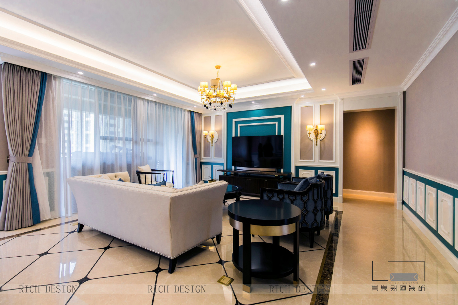 山語清暉客廳實(shí)景圖 山語清暉客廳實(shí)景圖