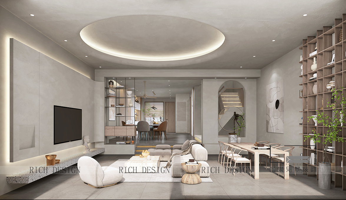 侘寂風--傳麒山客廳效果圖 侘寂風--傳麒山客廳效果圖