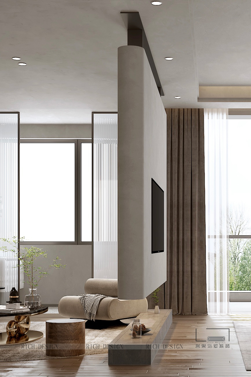 侘寂風--傳麒山主臥效果圖 侘寂風--傳麒山主臥效果圖