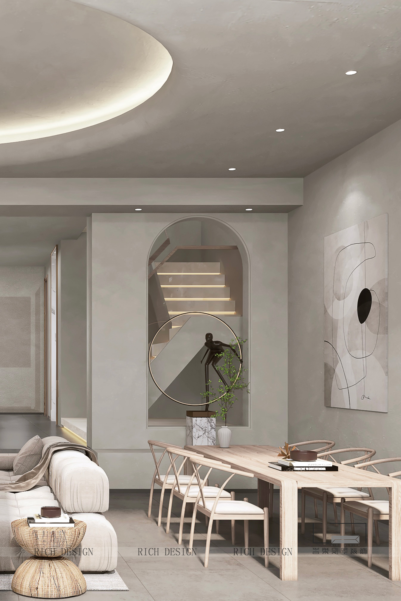 侘寂風--傳麒山休閑區(qū)效果圖 侘寂風--傳麒山休閑區(qū)效果圖